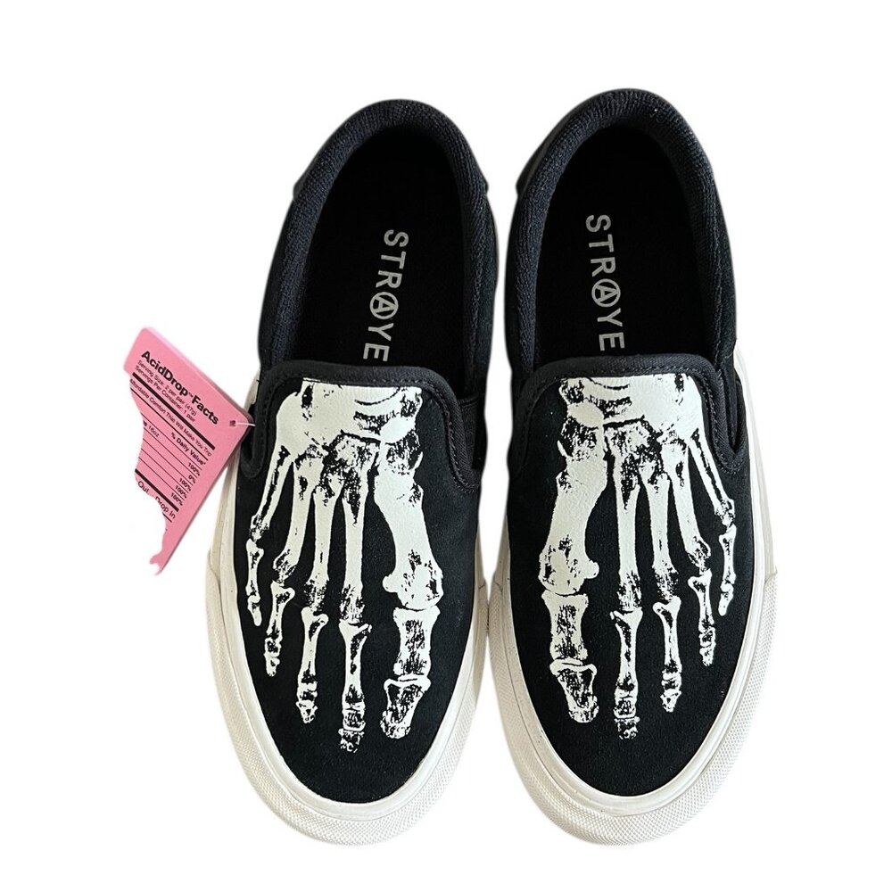 STRAYE Ventura NEW X-Ray Canvas Low Top Skate Shoes Size M6/W7.5